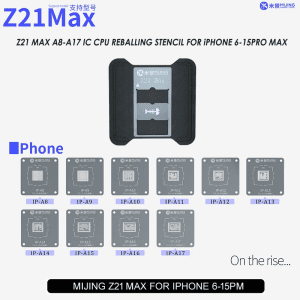 MiJing Z21 Max A8-A18 CPU IC Chip Reballing Stencil Station FOR IPHONE